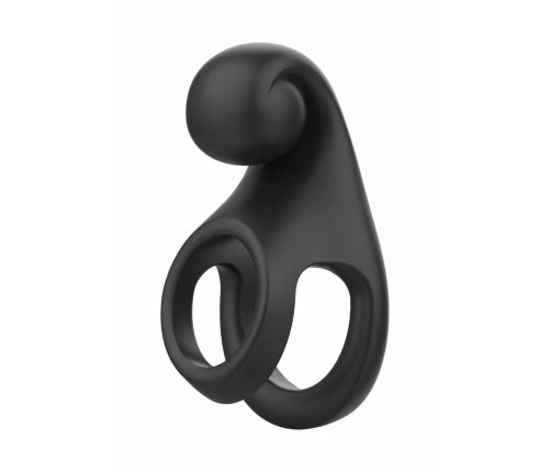 TOYJOY The Aladin Ultimate Couple Ring Rechargeable Silicone Black