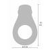 TOYJOY The Aladin Ultimate Couple Ring Rechargeable Silicone Black