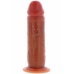 Foreskin Dong Vibrating Silicone 19 cm Dual Density Remote Control