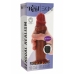 Foreskin Dong Vibrating Silicone 19 cm Dual Density Remote Control