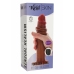 ToyJoy Foreskin Dong Vibrating Silicone 22 cm Dual Density with Remote