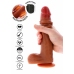 ToyJoy Foreskin Vibrating Silicone Model 23 cm Dual Density, USB Rechargeable