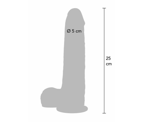 ToyJoy Foreskin Vibrating Silicone Model 25 cm Dual Density, Remote Control