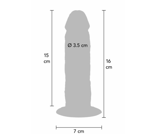 ToyJoy Get Real Skin Silicone Model 15 cm with Movable Foreskin