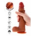 ToyJoy Get Real Skin Silicone Model 23 cm with Movable Foreskin
