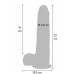 ToyJoy Get Real Skin Silicone Model 23 cm with Movable Foreskin