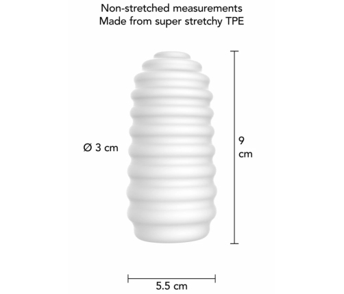 TOYJOY HERO Medium Intimate Machine with Ribbed Texture 8713221835123