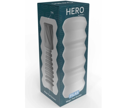 TOYJOY HERO Large Intimate Machine Pilar - Ergonomic, Stretchy, Textured