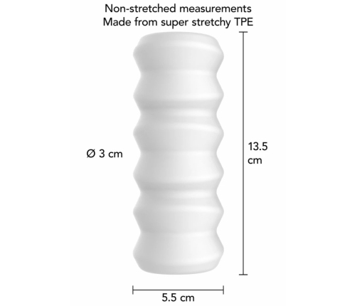 TOYJOY HERO Large Intimate Machine Pilar - Ergonomic, Stretchy, Textured