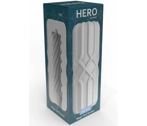 TOYJOY HERO Hexo Large - Ergonomic Intimate Machine, Textured Sleeve