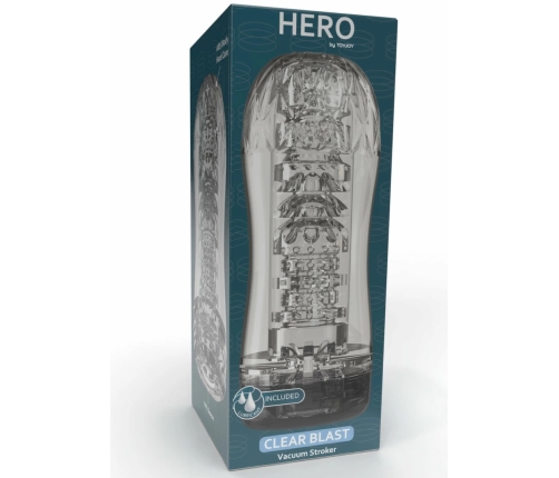 TOYJOY HERO Clear Blast Vacuum Intimate Machine Transparent 8713221836137