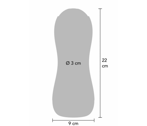 TOYJOY HERO Big Clear Blast Vacuum Stroker Transparent 22cm