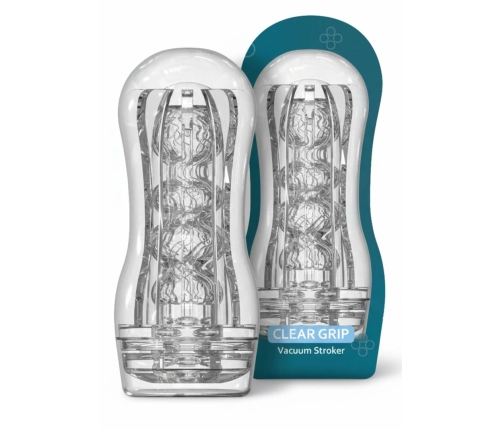 TOYJOY HERO Clear Grip Vacuum Intimate Machine Transparent Sleeve