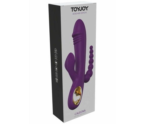 Caleona Triple Temptation Multi-Zone Vibrator Pink 10 Modes 8713221841834