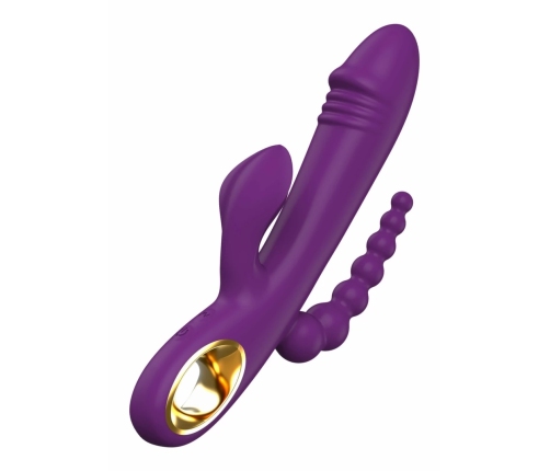Caleona Triple Temptation Multi-Zone Vibrator Pink 10 Modes 8713221841834