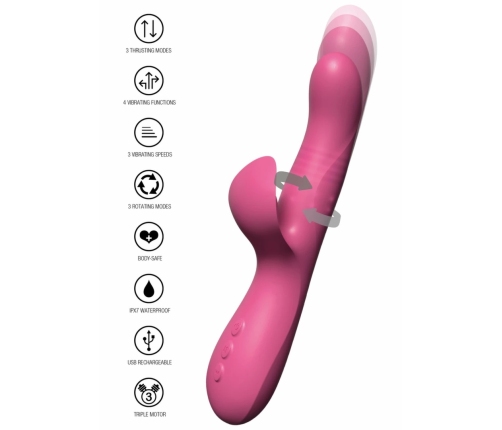 TOYJOY Venus II Vibrator Designer Edition Triple Motor System Pink