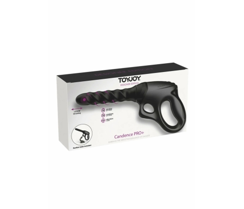 TOYJOY Cadence Fatale PRO+ Multi-Function Gun Vibrator, Black, 25cm