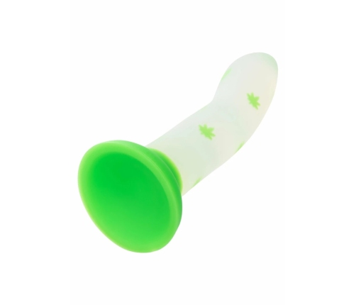 Glow Stick Leaf Silicone Model with Glow-in-the-Dark Leaf Pattern, Medium