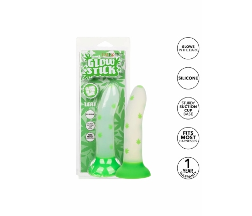 Glow Stick Leaf Silicone Model with Glow-in-the-Dark Leaf Pattern, Medium