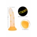 Glow Stick Mushroom Silicone Intimate Device Glow-in-the-Dark Suction Cup