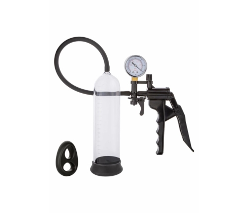 CalExotics Magnified Gauged Pump System with PSI Gauge & Silicone Ring