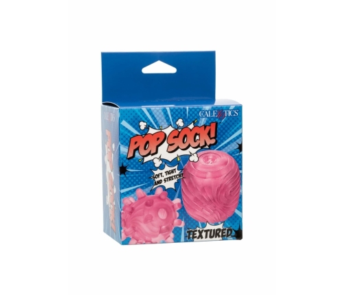 Pop Sock Textured Reversible Intimate Sleeve, Dual Texture, Compact