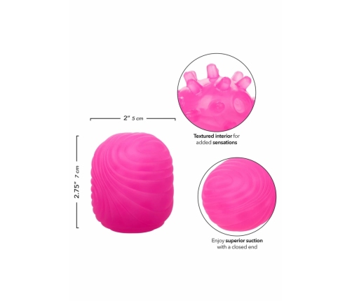 Pop Sock Textured Reversible Intimate Sleeve, Dual Texture, Compact