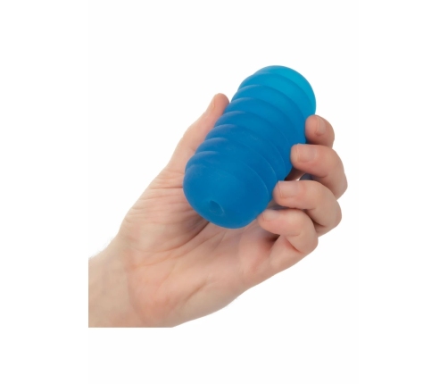 Pop Sock Ribbed Reversible Intimate Sleeve - Flexible & Textured, Clear