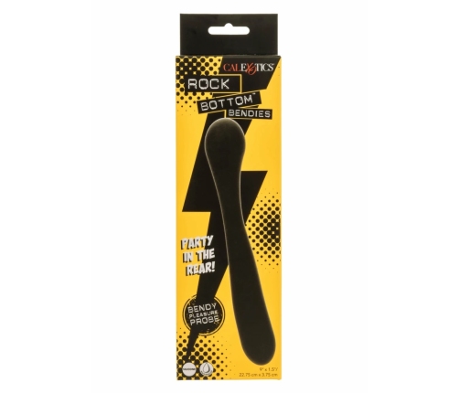 CalExotics Bendy Pleasure Probe Flexible Silicone Dual-Ended 22 cm Black