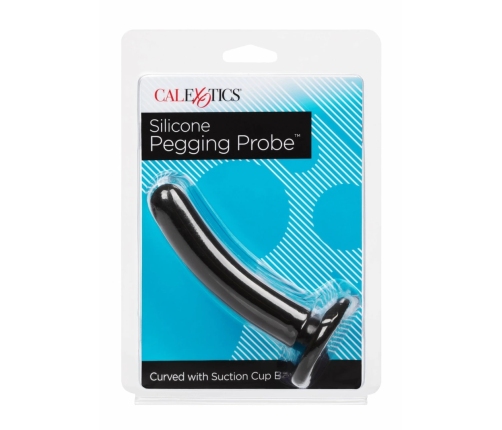 CalExotics Silicone Pegging Probe Flexible Suction Cup Black 13 cm
