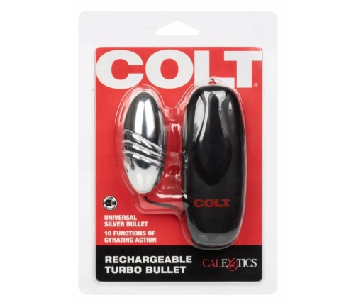 COLT Turbo Bullet Rechargeable Intimate Stimulation Device, Black