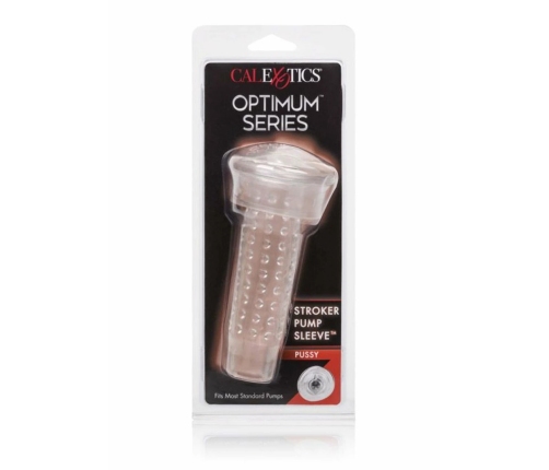 CalExotics Optimum Series Stroker Pump Sleeve Mouth-Shaped TPR Insert
