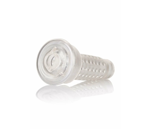 CalExotics Optimum Series Stroker Pump Sleeve Mouth-Shaped TPR Insert
