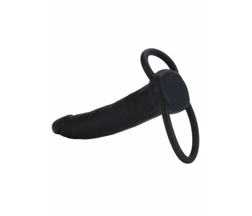 CalExotics Silicone Dual Penetrator Flexible Intimate System Black