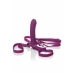 CalExotics Me2 Rumbler Dual Motor Silicone Strap-On Massager Black