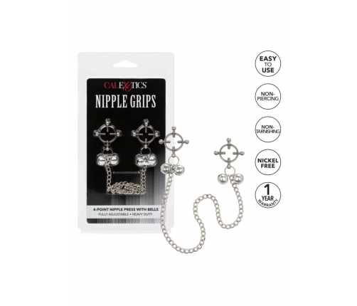 CalExotics 4-Point Nipple Press With Bells Adjustable System