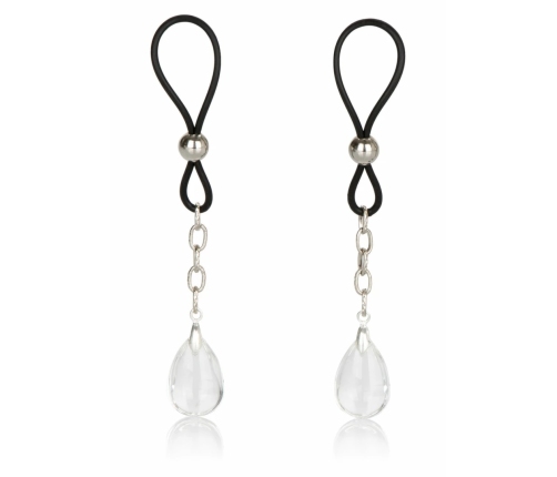 CalExotics Nipple Play Non-Piercing Nipple Jewelry Adjustable Crystal Chains