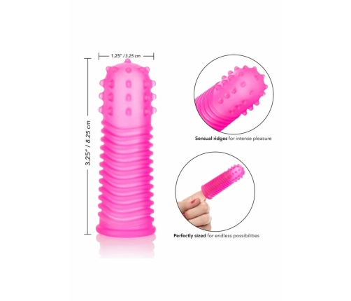CalExotics Intimate Play Finger Tingler Set Flexible Silicone 2pcs