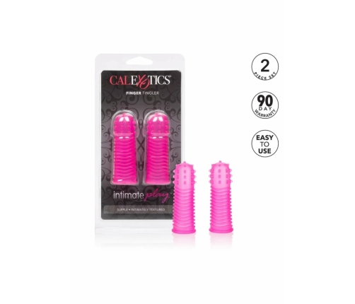 CalExotics Intimate Play Finger Tingler Set Flexible Silicone 2pcs