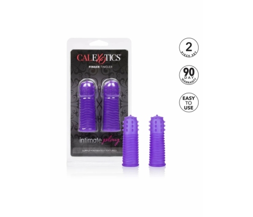 CalExotics Intimate Play Finger Tingler Set Flexible Silicone 2pcs