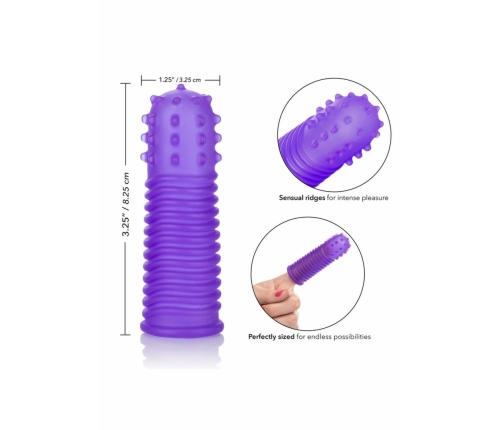 CalExotics Intimate Play Finger Tingler Set Flexible Silicone 2pcs