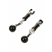 CalExotics Weighted Twist Adjustable Nipple Clamps with Swinging Weights