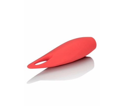 CalExotics Red Hot Spark Compact Silicone Personal Massager Red