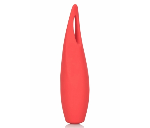 CalExotics Red Hot Spark Compact Silicone Personal Massager Red