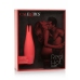 CalExotics Red Hot Flare Dual-Tip Silicone Massager, Rechargeable, Red