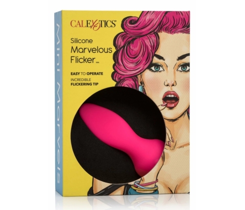 CalExotics Mini Marvels Marvelous Flicker Silicone Intimate Device Pink
