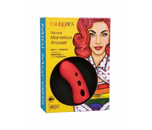 CalExotics Mini Marvels Marvelous Arouser Silicone Finger Device Pink