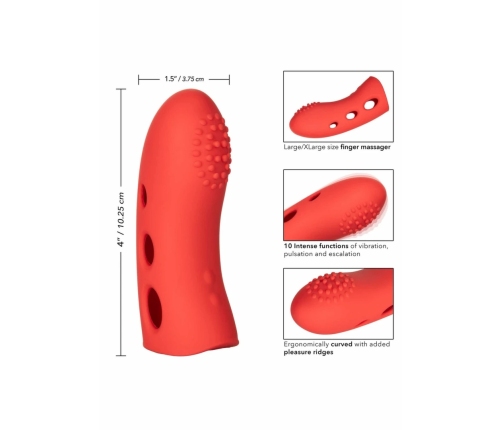 CalExotics Mini Marvels Marvelous Arouser Silicone Finger Device Pink