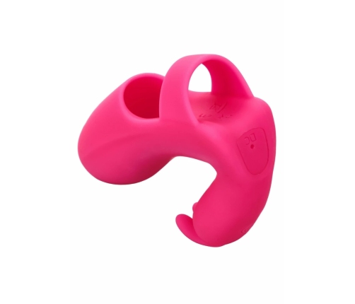 CalExotics Silicone Marvelous Pleaser Finger Vibe, 10 Modes, Pink