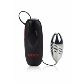 COLT Turbo Bullet Intimate Power Bullet, Multi-Speed, Silver Finish